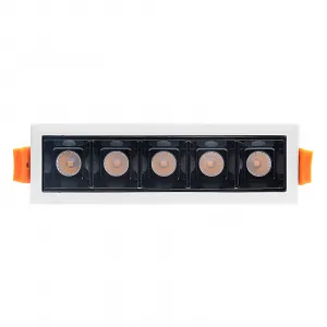 DECOREUM Zapustené lineárne LED svietidlo 10W 4000K biele JDL-5T