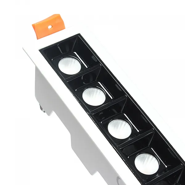 DECOREUM Zapustené lineárne LED svietidlo 20W 3000K biele JDL-10T