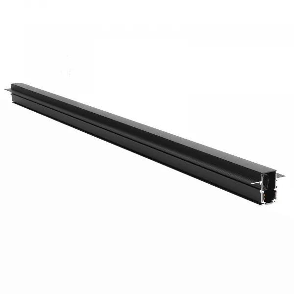 DECOREUM Magnetická lišta čierna zapustená LL-20D 100 cm