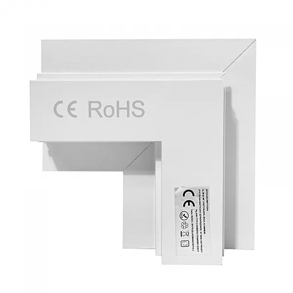 DECOREUM Roh pre zapustené magnetické lišty LL-20A biely