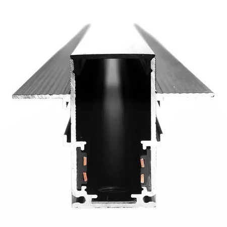 DECOREUM Magnetická lišta čierna zapustená LL-20D 100 cm