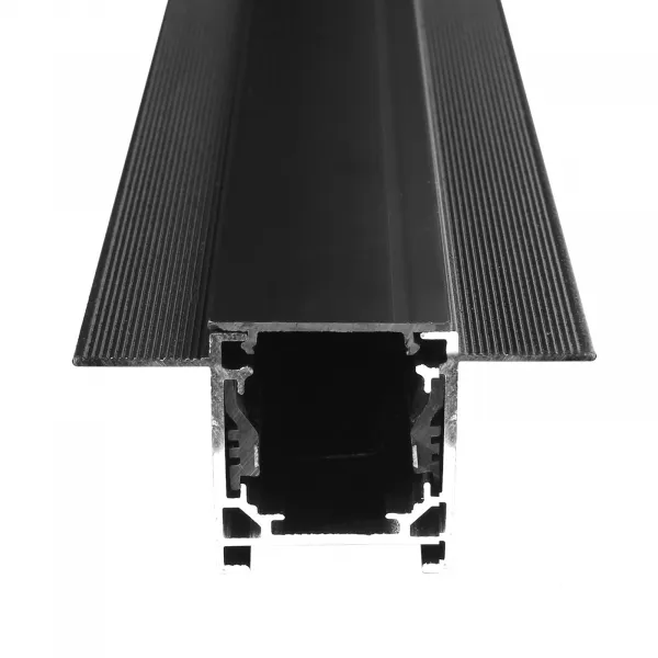 DECOREUM Magnetická lišta zapustená LL-16C Mini Magnetic 150 cm čierna