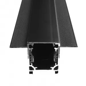 DECOREUM Magnetická lišta zapustená LL-16C Mini Magnetic 150 cm čierna