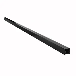 DECOREUM LL-16B Mini magnetická magnetická lišta 100 cm čierna