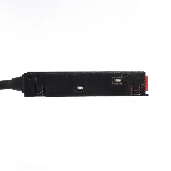 DECOREUM Trojitý elektrický konektor "T" pre magnetickú zbernicu LL-BX čierny