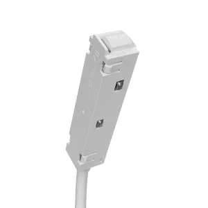 DECOREUM Trojitý elektrický konektor "T" pre magnetickú zbernicu LL-BX biely