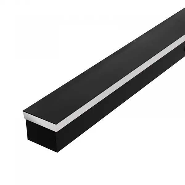 DECOREUM Vonkajšia LED nástenná lampa 120 cm UNO-BH-022 22W 3000K Čierna IP54