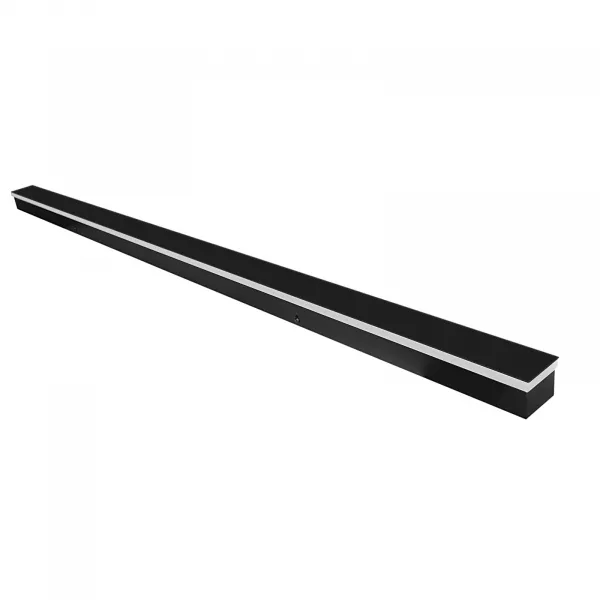 DECOREUM Vonkajšia LED nástenná lampa 120 cm UNO-BH-022 22W 3000K Čierna IP54