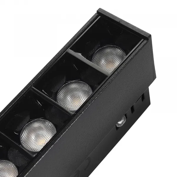 DECOREUM Magnetická lampa DDCX-006 6W Čierna 3000K