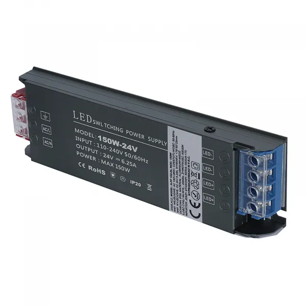 DECOREUM H-PF 150-24 150W LED napájací zdroj čierny