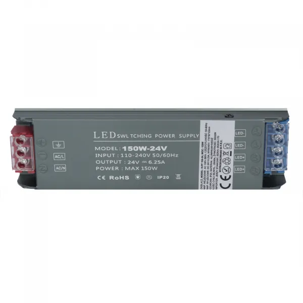 DECOREUM H-PF 150-24 150W LED napájací zdroj čierny
