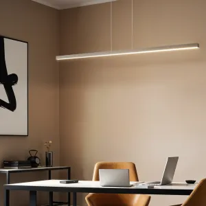 DECOREUM Lineárna LED závesná lampa DDXT2000B 21W 160cm biela CCT MERIDA