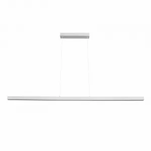 DECOREUM Lineárna LED závesná lampa DDXT2000B 21W 160cm biela CCT MERIDA