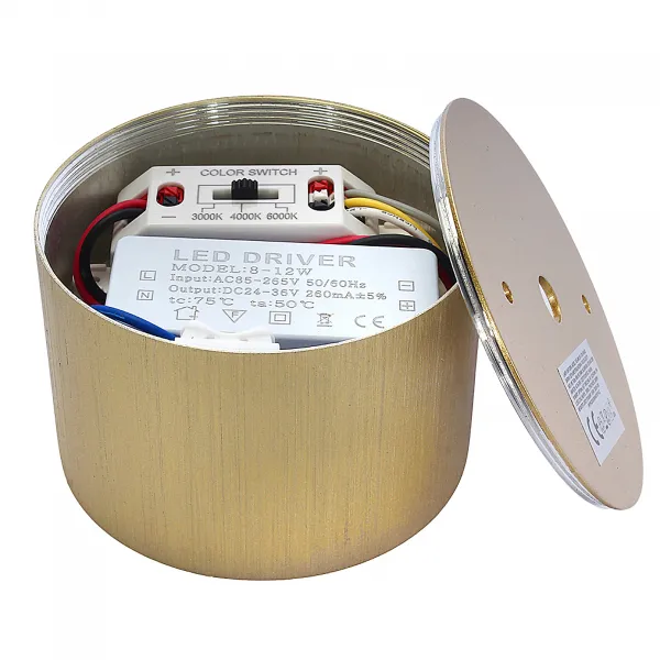 DECOREUM LED stropné svietidlo PZE-MKL907 9W CCT 3000K-6000K zlaté