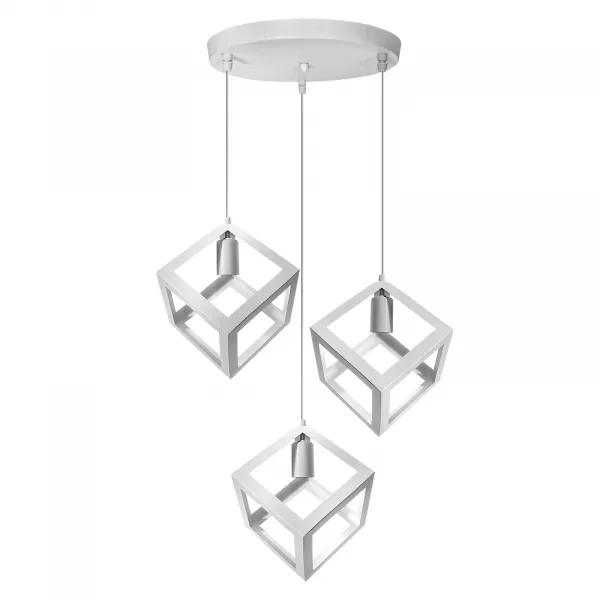DECOREUM Okrúhla lampa Loft Sweden PZE-609 biela