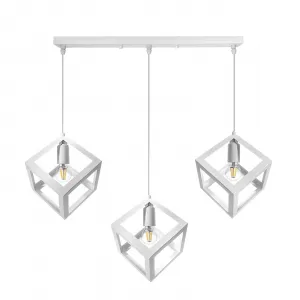 DECOREUM Lampa Loft Sweden Rovná PZE-2320 Biela