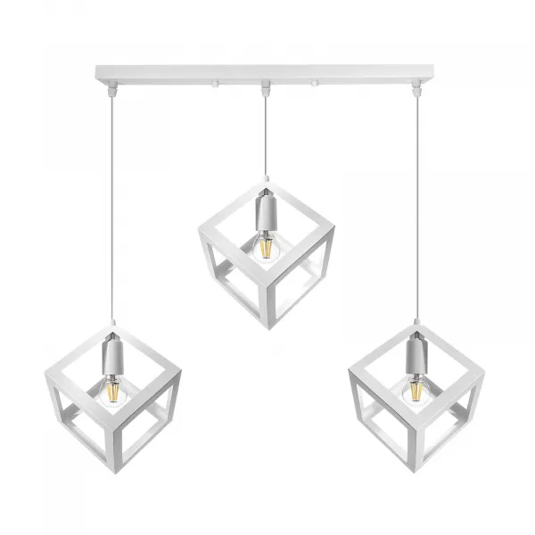 DECOREUM Lampa Loft Sweden Rovná PZE-2320 Biela