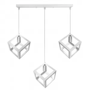 DECOREUM Lampa Loft Sweden Rovná PZE-2320 Biela