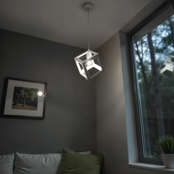 DECOREUM Loft Sweden PZE-542 Biela lampa