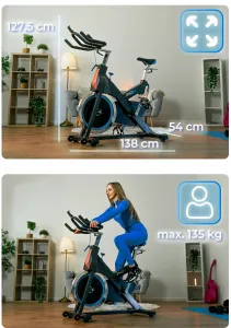 JAKS Stacionárny bicykel Spinzo-x