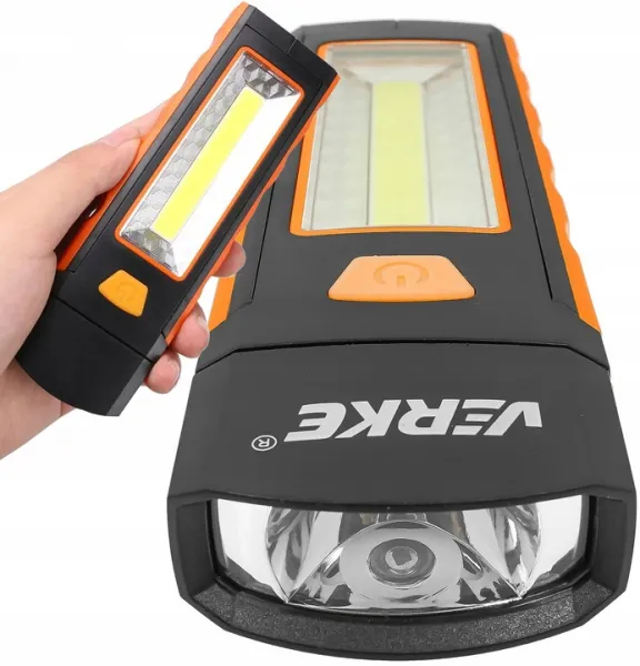 LED pracovná lampa COB 160 lm + 50 lm, Verke V87551