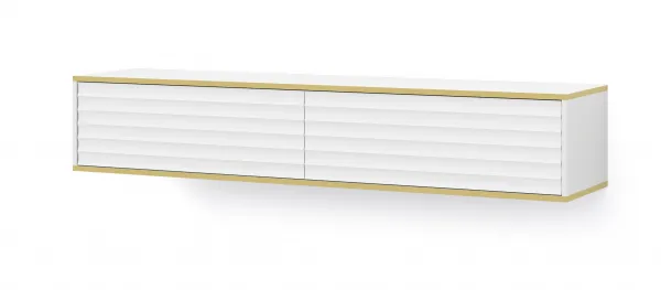 BIM TV stolík Wabi 180 cm, biely matný