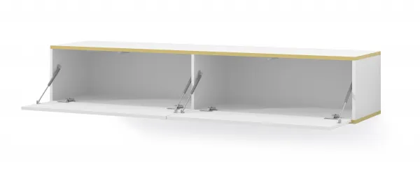 BIM TV stolík Wabi 180 cm, biely matný