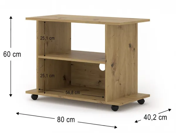 BIM TV stolík YOGI dub artisan