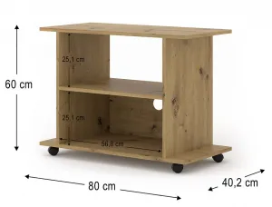 BIM TV stolík YOGI dub artisan