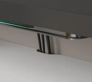 BIM TV polička DEDAL Farba: biely mat