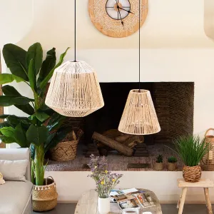 Papierová závesná lampa ETNIK
