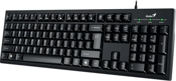 Genius Smart KB-100 COPILOT 31300005423, klávesnice CZ/SK, klasická, drátová (USB), černá