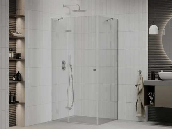 MEXEN/S - ROMA sprchovací kút 105x90, transparent, chróm 854-105-090-01-00