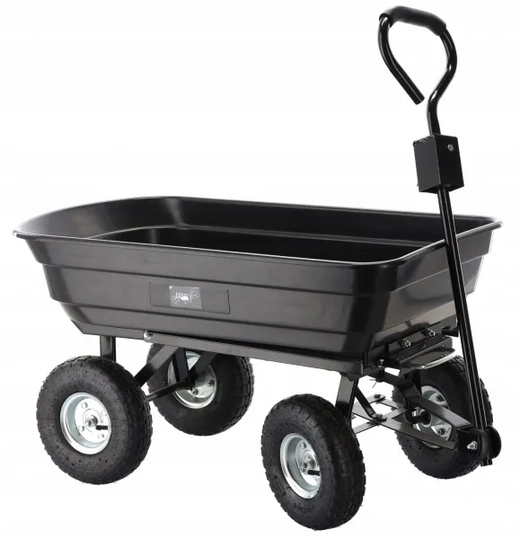 Garden Line Zahradní vozík LIGHT 75 L černý