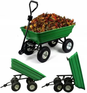 Garden Line Zahradní vozík LIGHT 75 L černý