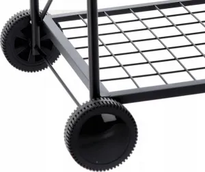 Garden Line Zahradní gril na dřevěné uhlí AURILA černý