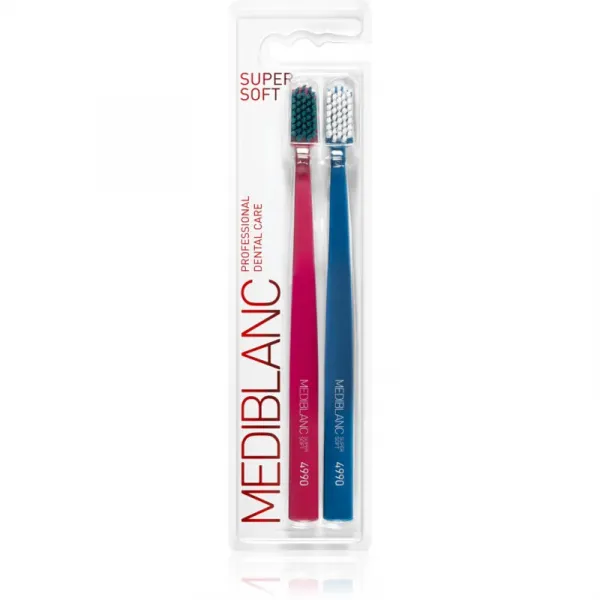 MEDIBLANC 4990 Super Soft zubné kefky supersoft 2 ks