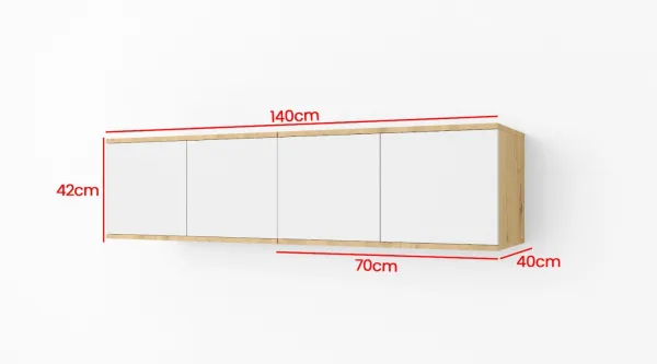 ArtPK Závesný TV stolík SEVILLA | 140 cm