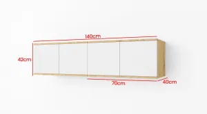 ArtPK Závesný TV stolík SEVILLA | 140 cm