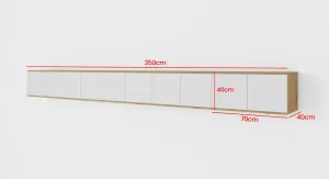 ArtPK Závesný TV stolík SEVILLA | 350 cm