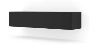 ArtBm Závesný TV stolík BINGO 140 cm | čierny mat