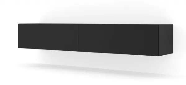 ArtBm Závesný TV stolík BINGO 180 cm | čierny mat