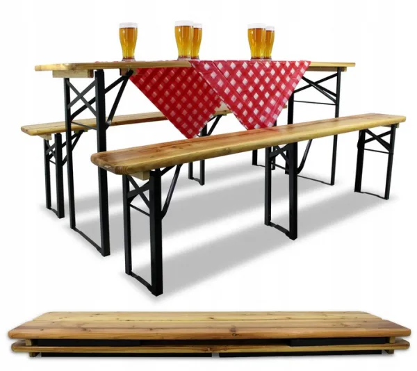 Chomik Pivný skladací set CAMP | 177x23x47cm