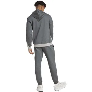 adidas SPORTSWEAR FLEECE COLORBLOCK TRACK SUIT Pánska tepláková súprava, tmavo sivá, veľkosť XXL