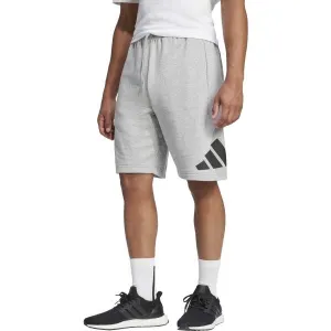 adidas ESSENTIALS BIG LOGO FRENCH TERRY SHORTS Pánske kraťasy, sivá, veľkosť XXL