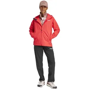 adidas TERREX MULTI 2L RAIN.DRY Pánska nepremokavá bunda, červená, veľkosť
