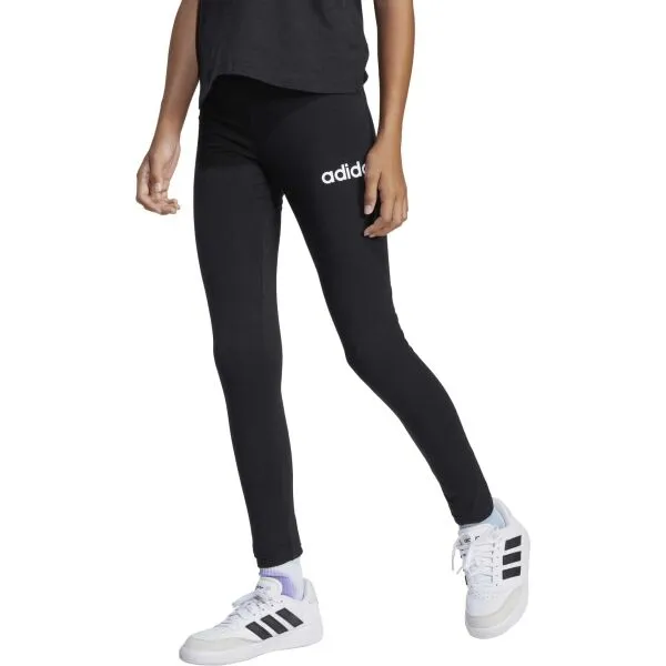 adidas ESSENTIALS BIG LOGO LEGGINGS Dievčenské legíny, čierna, veľkosť