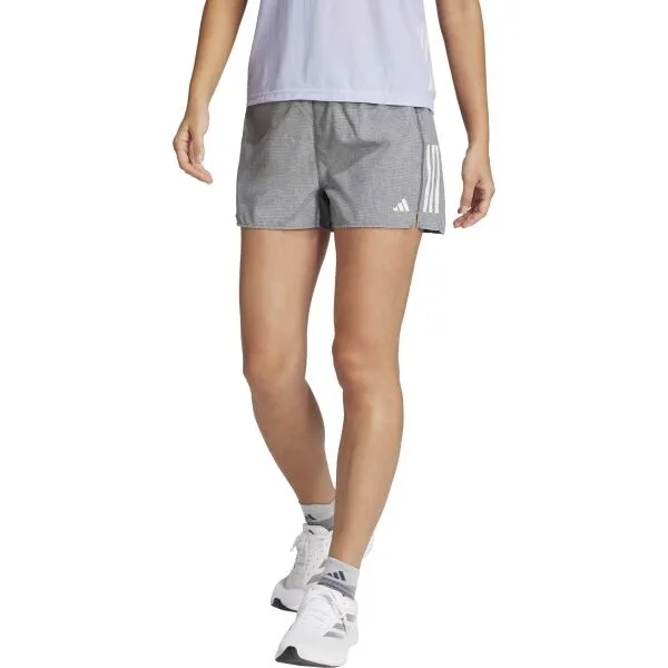 adidas OWN THE RUN SHORTS Dámske bežecké kraťasy, sivá, veľkosť