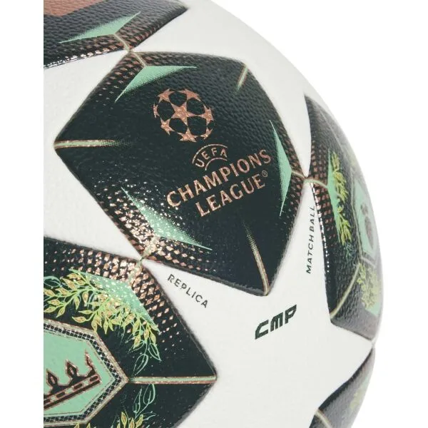Futbalová lopta ADIDAS UCL COM WHITE SHAGRN SSLIME
