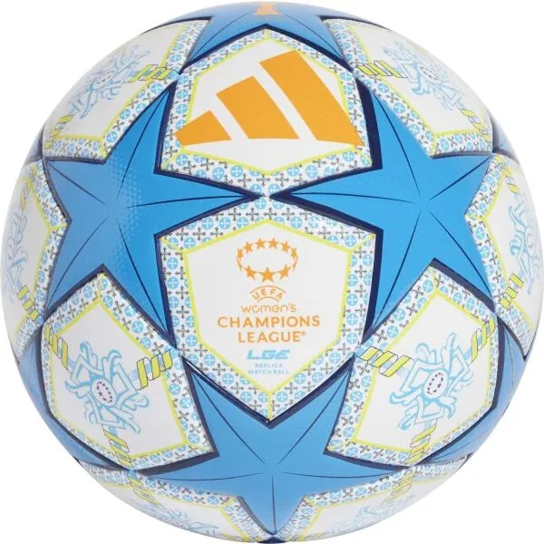 Futbalová lopta ADIDAS UWCL LGE WHITE ORANGE NGTSKY